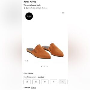 Jenni Kayne Saddle Suede Mules